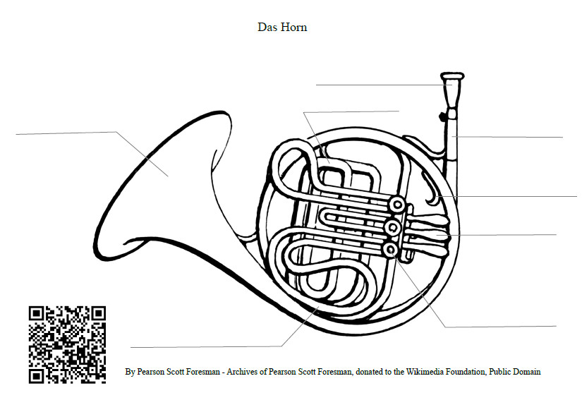 Arbeitsblatt Horn